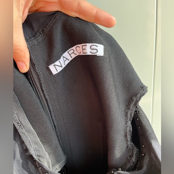 Narces Black Body-con Cocktail Dress - Picture 3 of 6